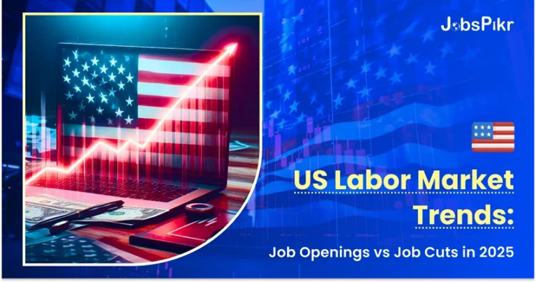 US job cuts vs job postings in 2025. Real-time labor market analytics dashboard