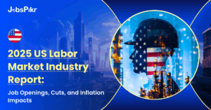 US job openings by industry in 2025