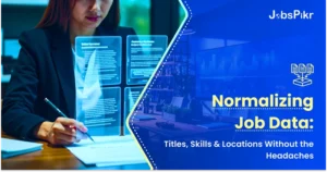 Concept of job data normalization