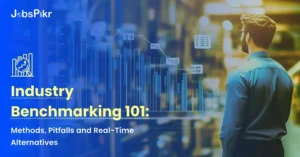 industry benchmarking data across roles with JobsPikr