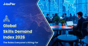 Global Skills Demand Index 2026 showing skills in demand by industry and region