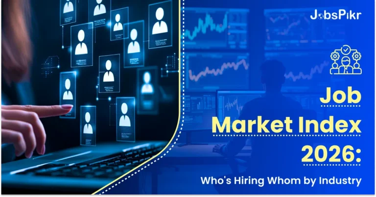 Job market index 2026 showing competitive hiring intensity across industries