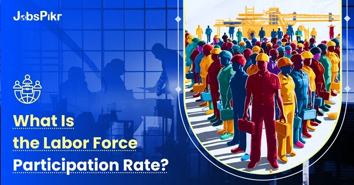 changes in the labor force participation rate over time.